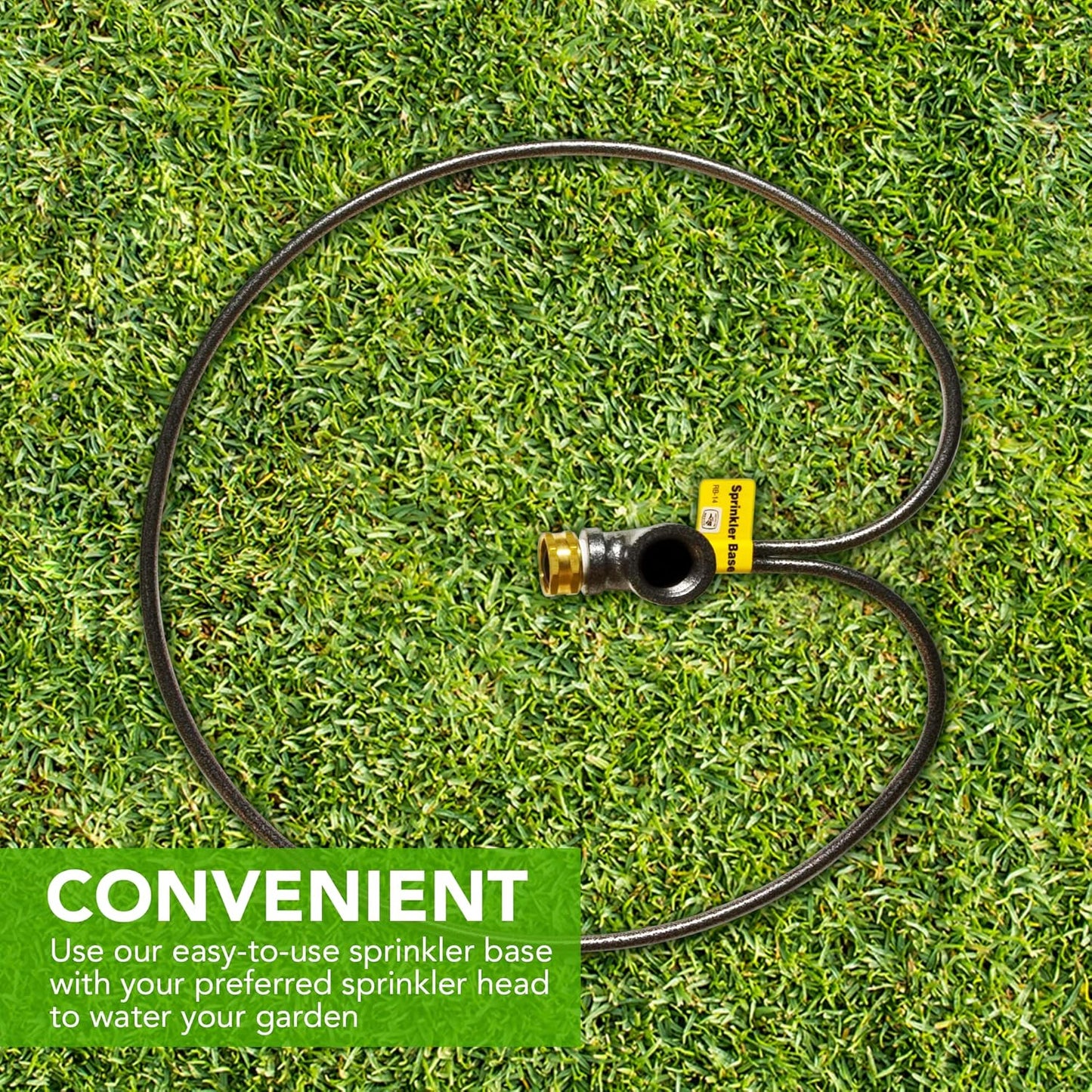 Yard Butler Lawn Sprinkler Stand - Premium Garden Tools for Lawn Care - Yard Sprinkler Base - Fits 3/4-Inch Sprinkler Heads - 2 Pack