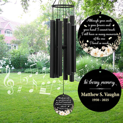 Personalized 36" Memorial Wind Chimes, Bereavement Gift to Honor a Loved One's Remembrance, Sympathy Gift for Loss of Mother Father Husband, for Outdoor Garden