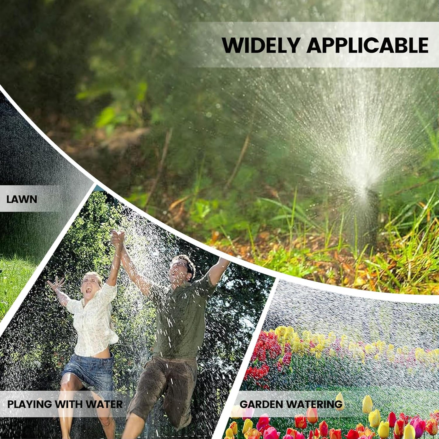 Sprinkler for Yard, Rotating Garden Sprinkler for Large Area Coverage, Lawn and Yard Sprinklers