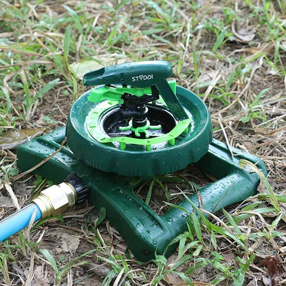 STYDDI Pattern Impulse Sprinkler for Medium to Large Yards, Customizable Watering Pulsating Sprinklers for Yard, Lawn Impulse Sprinkler for Irregular Shapes, Covers up to 5,800 Sq. Ft