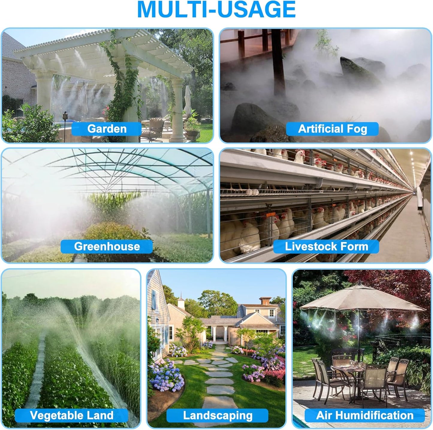 10X Flexible Mister Extensions with Nozzle Kits 5.9 Inch Brass Mist Rod for Mister Nozzles Bendable Copper Extended Pole 10/24 UNC Thread Outdoor Cool Misting System (10, Extensions with Nozzle)