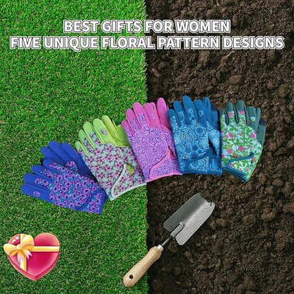 Thorn Proof&Puncture Resistant Gardening Gloves with Grip,Garden Gloves for Women, Leather Work Gloves,Gifts