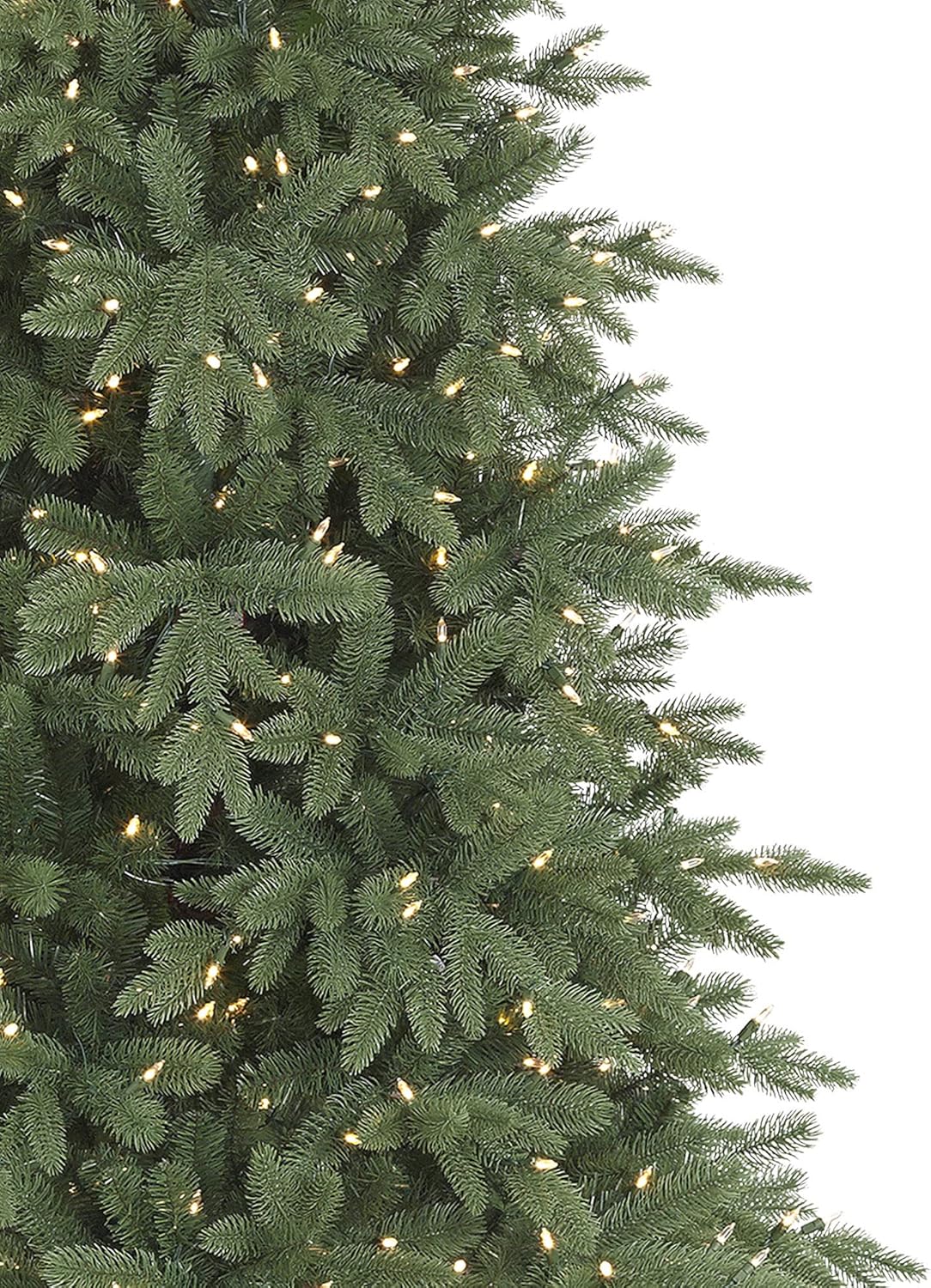 Treetopia Addison Spruce - Artificial Indoor Christmas Tree, Pre-lit with LED Candlelight Clear Lights, 9ft
