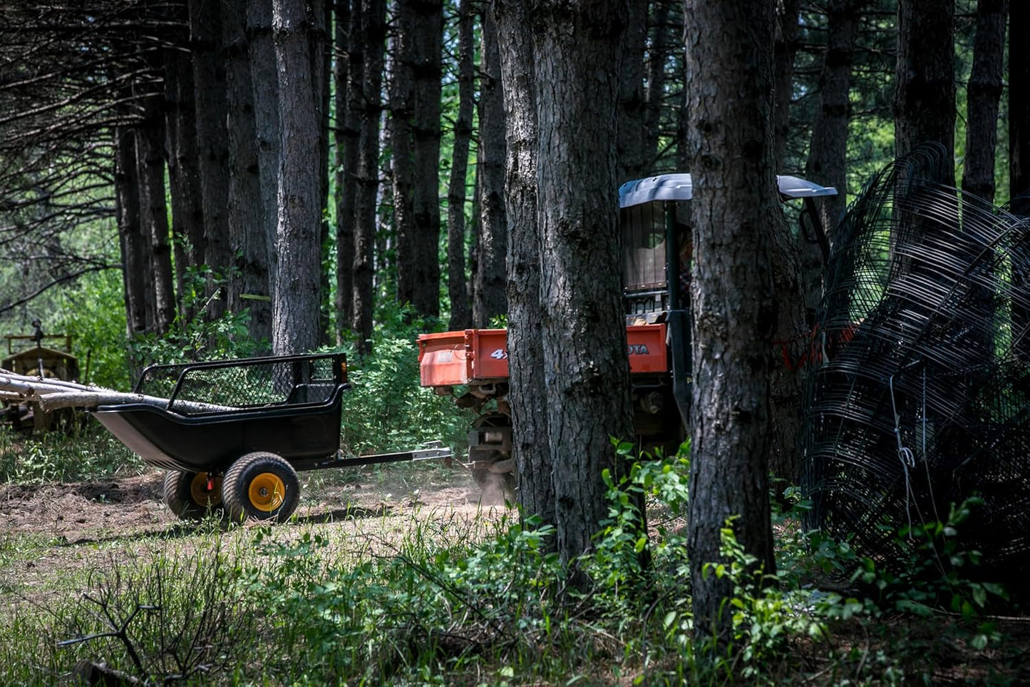 Polar HD 1200 Utility Cart – 1200 lb Capacity Heavy-Duty Hauling Cart with Tilt & Pivot Frame, Wide-Track Tires & Quick-Release Latch – 8232 Model for Ice Fishing & Outdoor Work