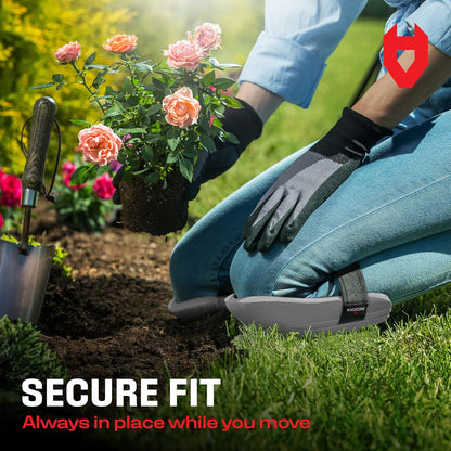 NoCry Gardening Knee Pads for Women and Men – Waterproof Foam Padding in a Lightweight Yet Durable Design; Easy to Wear with Adjustable Elastic Hook-and-Loop Straps – Ideal for the Garden and Yard Work