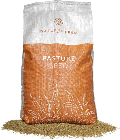 Nature's Seed Northern Sheep Forage Mix, Cattle Pasture Grass Seed Cool-Season Blend, Nutrient-Rich, 10 lbs