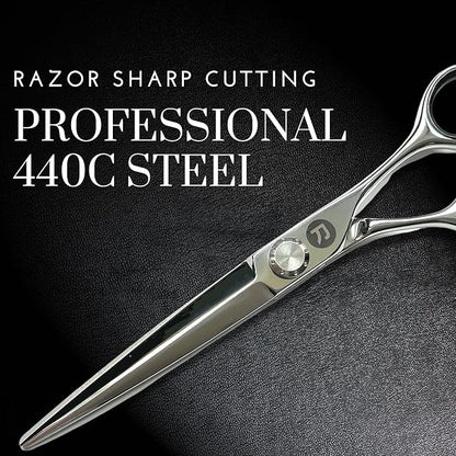Saki Shears Tanto Professional 6.5" Hair Cutting Shears - Extremely Sharp Hair Cutting Blades for Fine Hair Cutting - Convex Blades - Japanese Steel Scissors for Salon Use