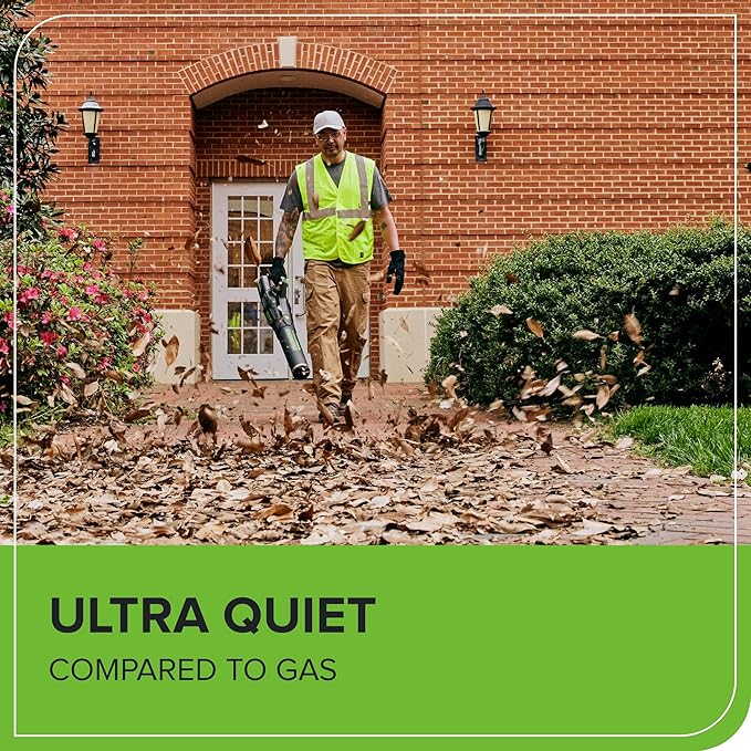 Greenworks 82V Brushless (760 CFM / 140 MPH) Cordless Leaf Blower, 4.0Ah Battery and Dual Port Charger (Great for Landscapers and Professionals)