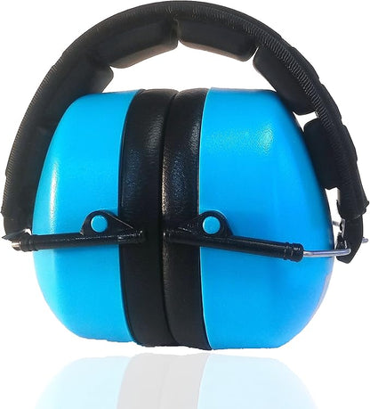 DECIBEL DEFENSE Professional Safety Ear Muffs 37dB NRR - The HIGHEST Rated & MOST COMFORTABLE Ear Protection For Shooting & Industrial Use - THE BEST HEARING PROTECTION...GUARANTEED (BLUE)
