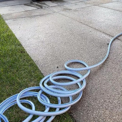 Atlantic Female to Female Heavy Duty Garden Hose 4 ft x 5/8 Inch Blue Color, Short Connection Leader Hose (4 Feet)