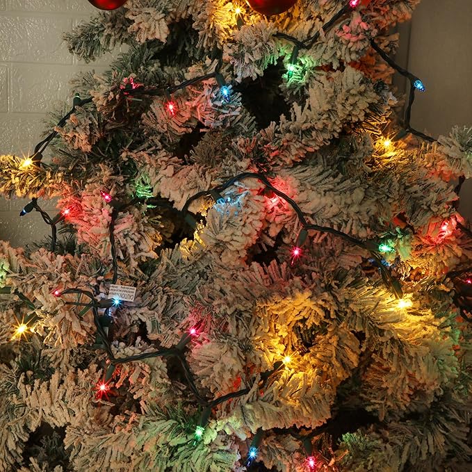 3 Pack Multicolor Christmas String Lights, 100 Count Each, Incandescent Mini Christmas Lights, Connectable Xmas Tree Light for Indoor Outdoor Garland Birthday Holiday Wedding Festival Party