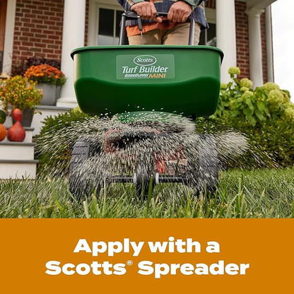 Scotts Turf Builder WinterGuard Fall Weed & Feed3, Weed Killer Plus Fall Fertilizer, 4,000 sq. ft., 11.43 lbs.
