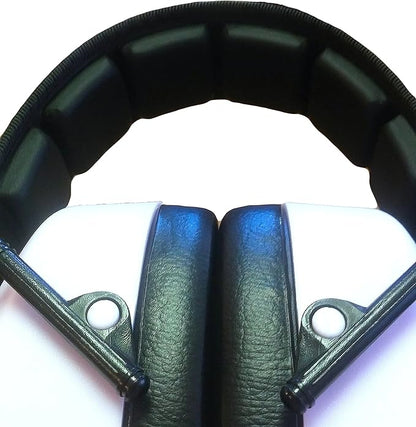 DECIBEL DEFENSE Professional Safety Ear Muffs 37dB NRR - The HIGHEST Rated & MOST COMFORTABLE Ear Protection For Shooting & Industrial Use - THE BEST HEARING PROTECTION GUARANTEED! (WHITE)