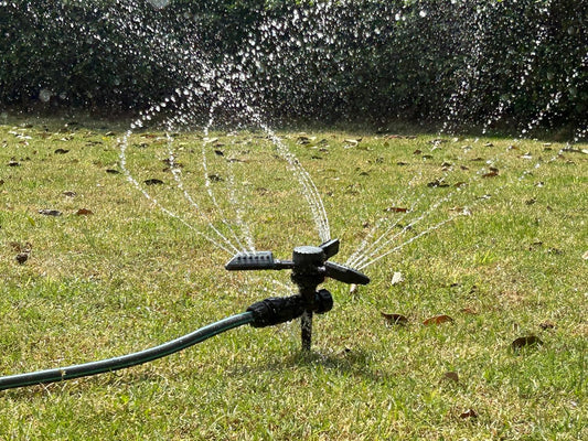 Sprinkler for Yard, Automatic Water Sprayer Irrigation for Garden, 360 Degree Rotating Lawn Sprinkler Coverage, Adjustable Angle Water Sprinklers for Yard Lawn Greenhouse Vegatable Watering