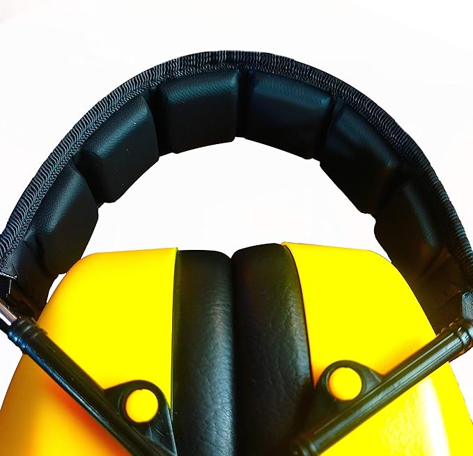 DECIBEL DEFENSE Professional Safety Ear Muffs - 37dB NRR - The HIGHEST Rated & MOST COMFORTABLE Ear Protection for Shooting & Industrial Use - PROFESSIONAL HEARING PROTECTION (SAFETY YELLOW)