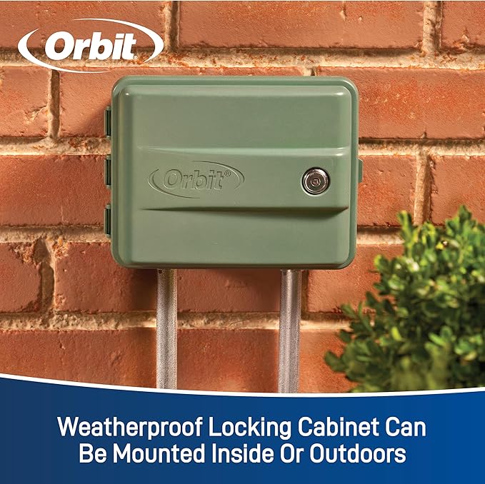 Orbit 57899 9-Station Outdoor Swing Panel Sprinkler System Timer
