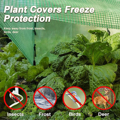 36″*36″*35.5″ Winter Plant Warm Covers - Raised Bed Cover, Garden Row Accelerator, Warm Tent Freeze Protection Humidity Domes for Germination, Seedling Propagation Protecting Plants from Animals 2 PCS