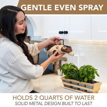 Walbrook Small Dog Watering Pot - Indoor Plant Watering Can, Cute Gardening Gift for Women