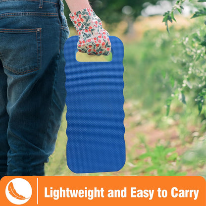 Gardzen 3-Pack Garden Kneeling Pad - For Gardening, Baby Bath, Yoga, Pilates, Exercise, Blue