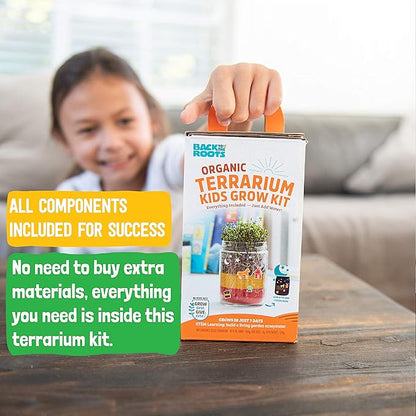 Back to the Roots Terrarium Grow Kit - Easy-to-Use DIY Set for All Ages Small