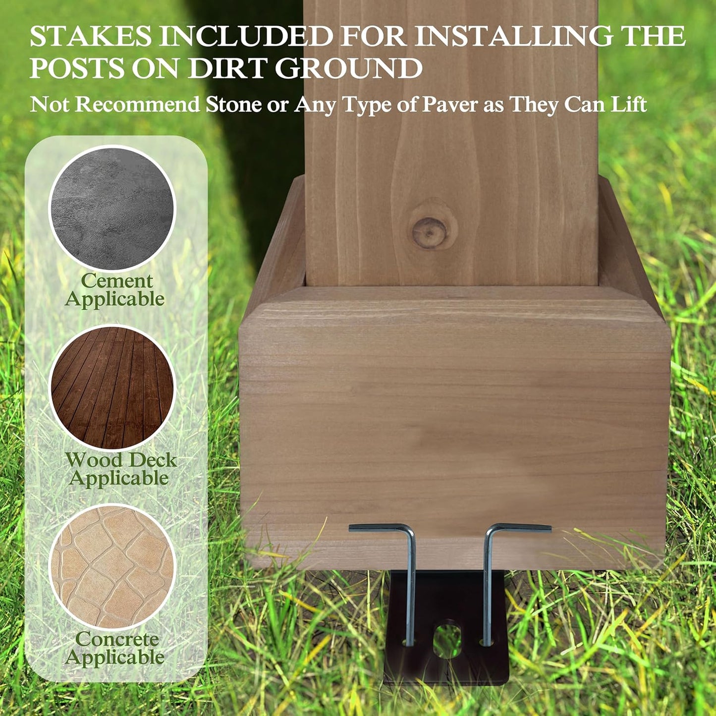 MUPATER 6 x 13 FT Wooden Grill Gazebo with Sloping Metal roof, Heavy Duty Hard Top Grill Gazebo Suitable for 2 Full-Size Grills, BBQ Canopy for Outdoor Patio, Lawn, Garden