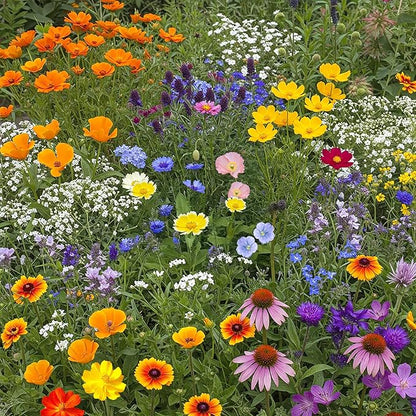 Ferry-Morse Dry Climate Mix Bulk Wildflower Seeds, 1lb