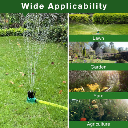 360 Degree Adjustable Garden Sprinkler Lawn Sprinklers for Yard Water Sprinkler for Lawn Flexible Angle Control Ideal for and Vegetable Garden Efficient Irrigation System (2)