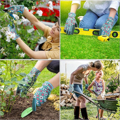 Gardening Gloves for Women and Men, Garden Gloves with Touch Screen, Thorn Proof Puncture Resistant Working Gloves, Gardening Gifts for Women, Size Large