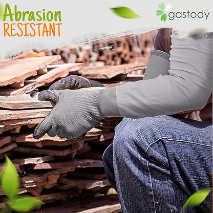 Gastody™ Long Sleeve Gardening Gloves Women and Men - Long Cuff Garden Gloves, Multipurpose Heavy Duty Outdoor and Indoor