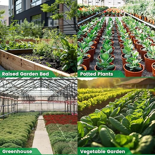 Bonviee 40-Pack Drip Irrigation Emitters- 1/4" Push-to-Connect Precision Irrigation Stakes - Low Flow Garden Watering System for Vegetables, Shrubs & Flower Beds