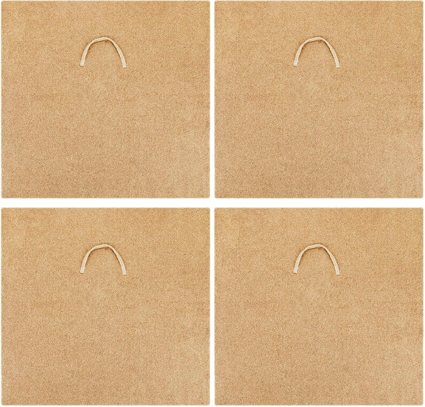 Zubebe 4 Pcs 2 ft x 2ft Worm Blanket Farm Kit Worm Bin Blanket Worms for Composting Fits Many Bin Bag for Keeping Worms Dark Moist Warm Outdoor Garden Compost Bin Farm Compost Factory