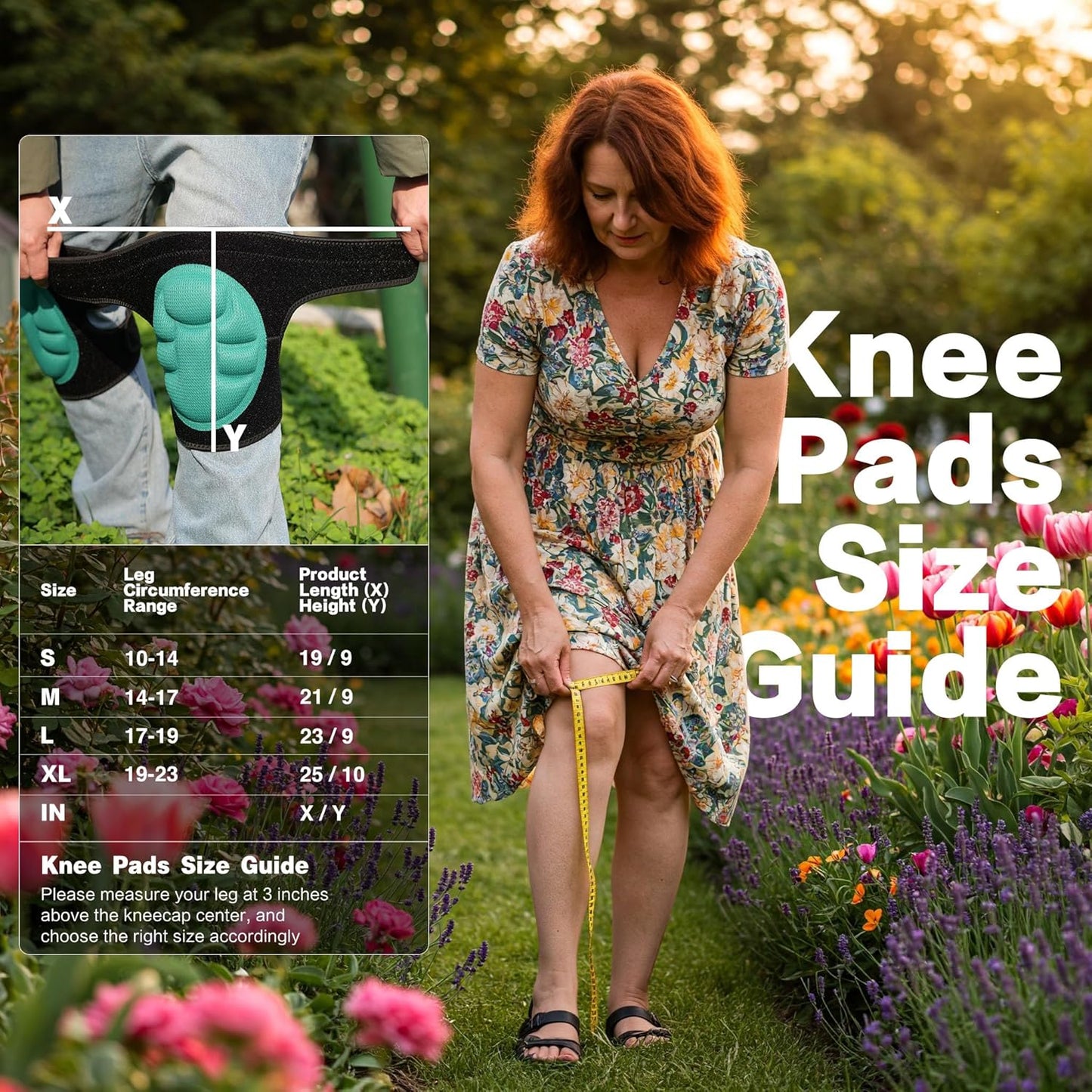 Women Men Knee Pads for Gardening, House Cleaning, Construction Work, Volleyball, Flooring Kneepads, High Elastic Fabric Collision Avoidance Knee Sleeve