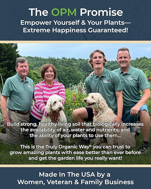 Organic Plant Magic - Truly Organic™ Fast-Acting Soluble Plant Food: All-Purpose Fertilizer Concentrate for All Flower Vegetable Herb Fruit Tree Shrub Container Garden & House Plants [One 1 lb Bag]