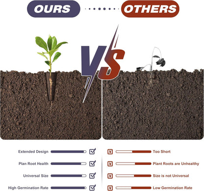 100 Pack Hydroponics Grow Sponges - Replacement Root Growth Sponge Seed Pods for Hydroponic Garden Indoor Growing System, Seed Starter Sponges Pod Kit with 100 Labels and 1 Tweezers