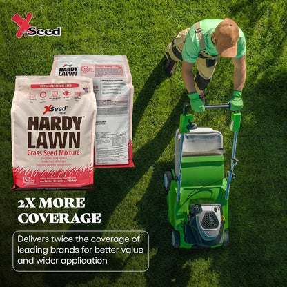X-Seed Ultra Premium Hardy Lawn Seed Mixture, 7-Pound