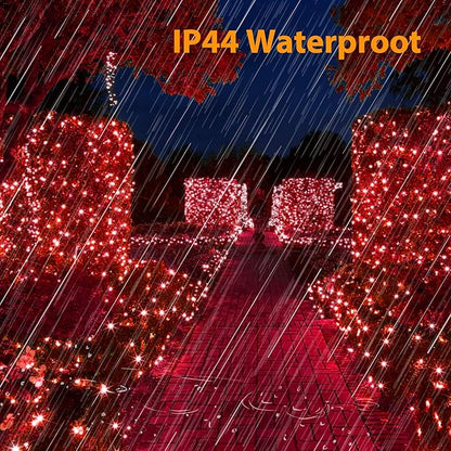 Brizled Red Christmas Lights, 78.74ft 240 LED String Lights, Mini Christmas String Lights Outdoor Connectable, 8 Modes Xmas Light Plug in Waterproof for Indoor Xmas Halloween Tree Party Garden Decor