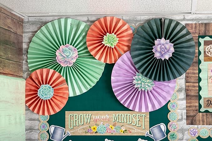 Rustic Bloom Succulent Accents - Assorted Sizes, Multi Color