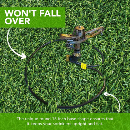 Yard Butler Lawn Sprinkler Stand - Premium Garden Tools for Lawn Care - Yard Sprinkler Base - Fits 3/4-Inch Sprinkler Heads - 2 Pack