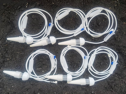 Plant Watering Seepage Devices, Insert into Soil, Self Watering Stakes for Indoor & Outdoor Plant, Automatic Irrigation (6 PCs)