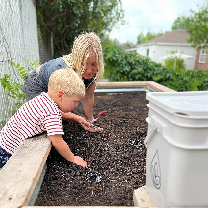Thirsty Earth: CottaCup Automatic Olla Watering System for Your Garden (4 Cup Kit)