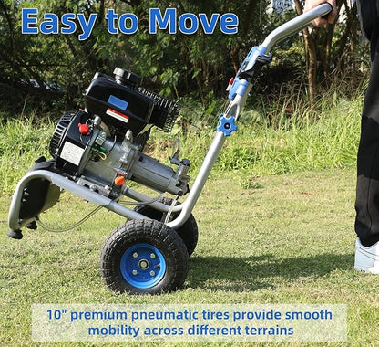 Gas Pressure Washer 3500PSI, 209CC 2.3GPM Gas Power Washers with 25FT Hose, 4 Quick-Connect Nozzles, Soap Tank, Axial Pump, Commercial High Pressure Washers Gas Powered for Car Driveway Wall