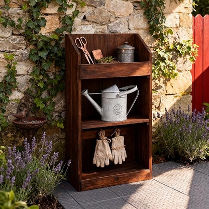 Vintage Galvanized Metal Watering Can - Rustic Farmhouse Design Watering Pot, Garden Decorative Planter for Home Patio Outdoor Wedding Party Decor