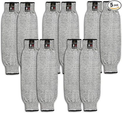 Evridwear Protective Arm Sleeves Cut Resistant Farmers Sleeves for Men Work, Gardening, Farming, Arm Protectors for Thin Skin and Bruising (Medium, No Thumb Hole)