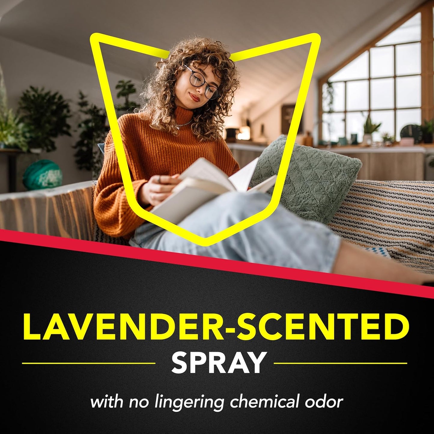 Raid Ant & Roach Killer Spray for Listed Bugs, Keeps Killing for Weeks, Lavender Scent, 17.5 oz