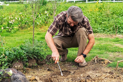 Berry&Bird Dandelion Weeding Tool Crack Weeder Manual Hand Weeder, V-Shaped Fork Easy Weed Removal & Uprooting, Garden Weed Puller Tool for Patio Lawn Yard