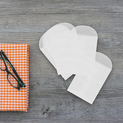 24 Sets of Square Planting Guide with Glassine Envelopes – Perfect for Seed Paper Products, Wedding Favors, and Gift Sets (Square Shape)