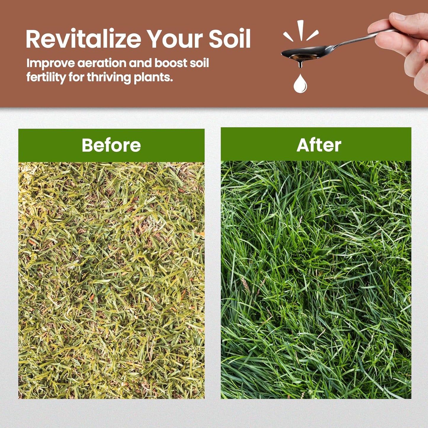 32oz Worm Castings for Plants - Makes 64 Gallons of Earthworm Castings Compost Tea, Liquid Worm Casting – Nutrient-Rich Organic Compost Worms for Healthier Soil & Vibrant Plant Growth