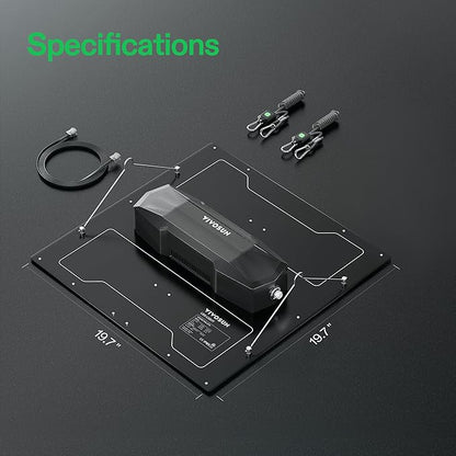 VIVOSUN VS3000 LED Grow Light with Full Spectrum Diodes & Daisy Chain Driver Dimmable Lights Sunlike for Seedling Veg & Bloom 300W Plant Grow Lamps for 3x3/4x4 Grow Tent