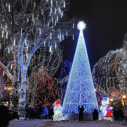 6 Pack Solar String Lights Outdoor, 600 LED Extra-Long 236Ft Solar Lights Outdoor with 8 Lighting Modes, IP65 Waterproof for Garden, Patio, Xmas, Balcony, Tree, Wedding, Party Decor (White)