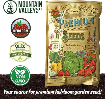 No-Till Forage Friendly Cover Crop Seed Mix – 5 lb, Covers 1,000 Sq. Ft. – 9 Winter-Kill Varieties for Spring, Summer & Fall – Non-GMO Planting Seeds